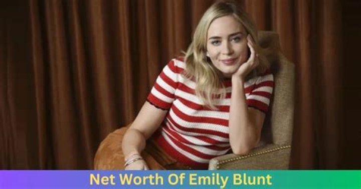 Emily Blunt's Net Worth In 2024